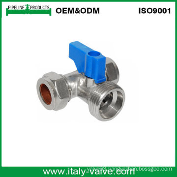 Competitive Price Quality Brass 3 -Way Ball Valve (AV6006)